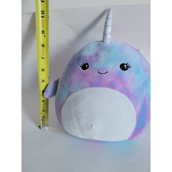 Squishmallow Hallie the Narwhal 12" blue Plush stuffed animal - Picture 9 of 9
